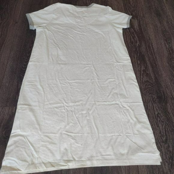 Night Shirt Large The Future is Female Cotton V-neckline Color Cream & Gray PBK - Picture 4 of 7